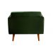 Poltrona Luma - Veludo Verde