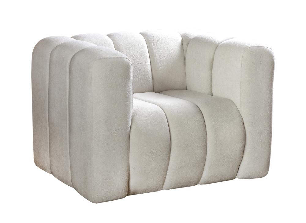Poltrona Mona Cor:Bouclê Bege 500