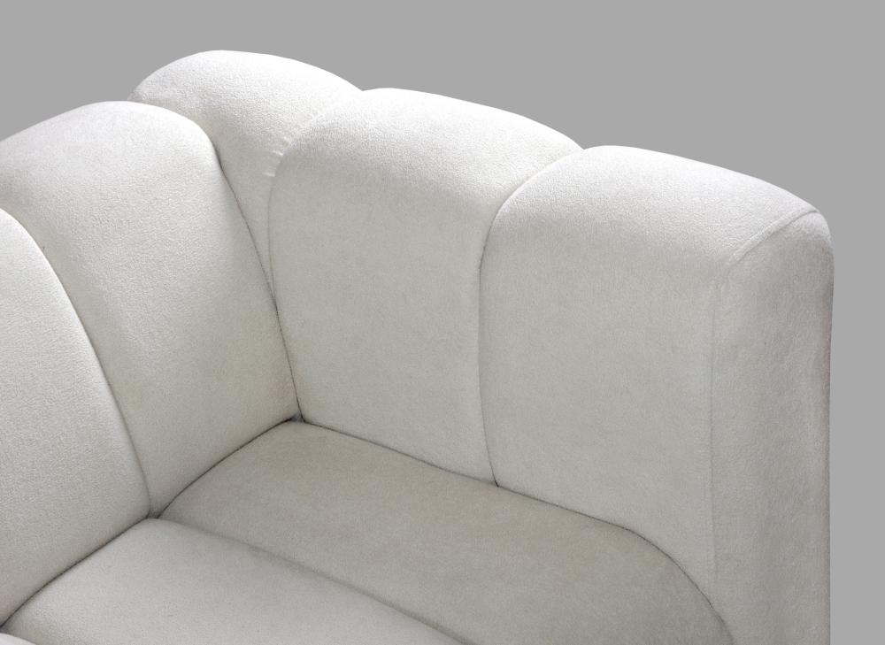 Poltrona Mona Cor:Bouclê Bege 500