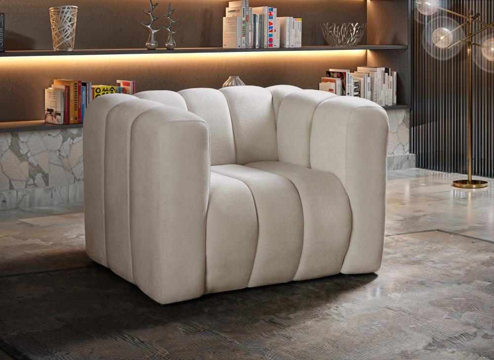 Poltrona Mona Cor:Bouclê Marrom 510