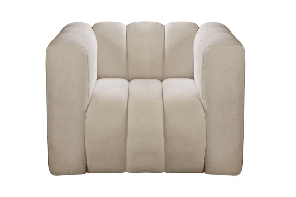 Poltrona Mona Cor:Bouclê Marrom 510