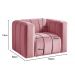 Poltrona Mona Cor:Suede Rosa 280