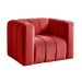 Poltrona Mona Cor:Suede Vermelho 100