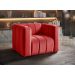 Poltrona Mona Cor:Suede Vermelho 100