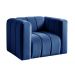 Poltrona Mona Cor:Veludo Azul 210