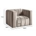 Poltrona Mona Cor:Veludo Capuccino 250