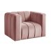 Poltrona Mona Cor:Veludo Rosê 390