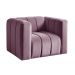 Poltrona Mona Cor:Veludo Roxo 380