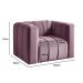 Poltrona Mona Cor:Veludo Roxo 380