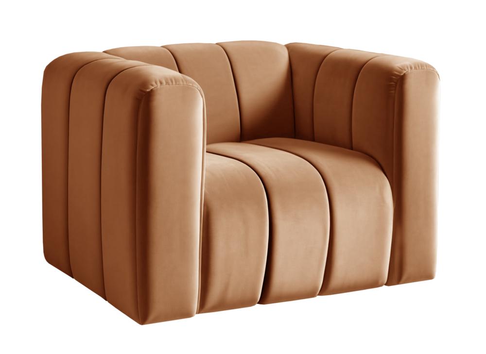 Poltrona Mona Cor:Veludo Terracota 400