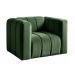 Poltrona Mona Cor:Veludo Verde 270