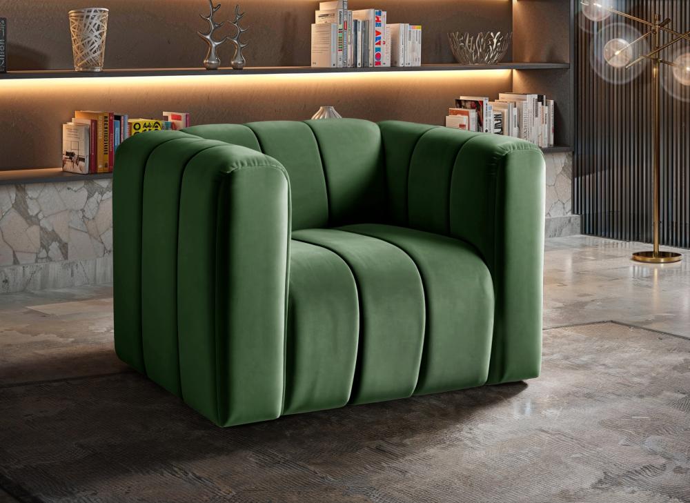 Poltrona Mona Cor:Veludo Verde 270