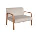 Poltrona Namoradeira 2 Lugares Anita - Suede Bege