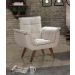 Poltrona Opala Decorativa - Suede Bege