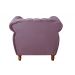 Poltrona Realeza Chesterfield Cadeira Vintage Decoração Retrô - Veludo Roxo