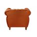Poltrona Realeza Chesterfield Cadeira Vintage Decoração Retrô - Veludo Terracota