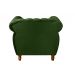 Poltrona Realeza Chesterfield Cadeira Vintage Decoração Retrô - Veludo Verde