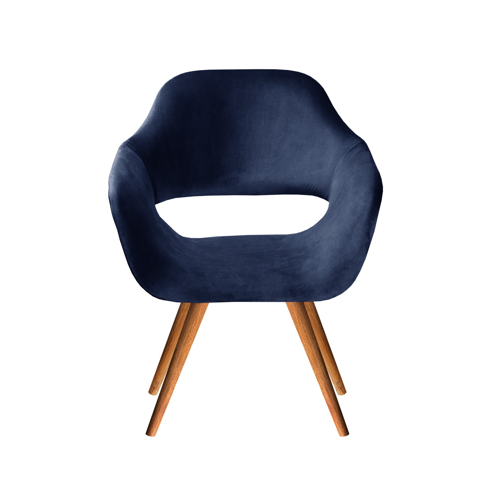 Poltrona Zara - Suede Azul