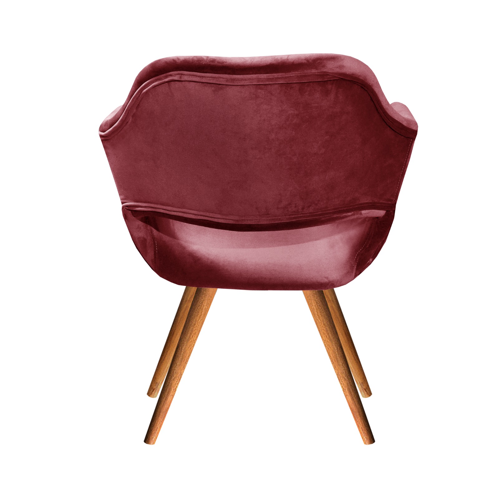 Poltrona Zara - Suede Bordô
