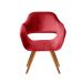 Poltrona Zara - Suede Vermelho