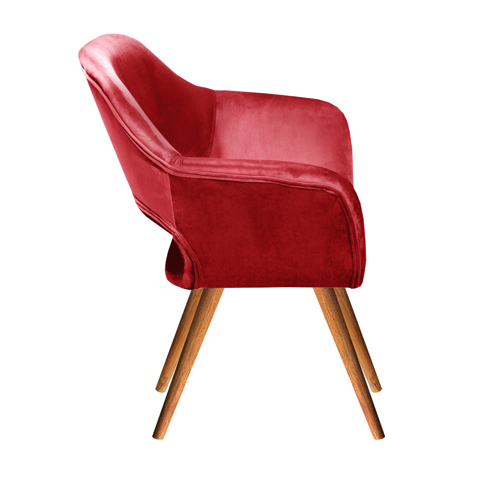 Poltrona Zara - Suede Vermelho