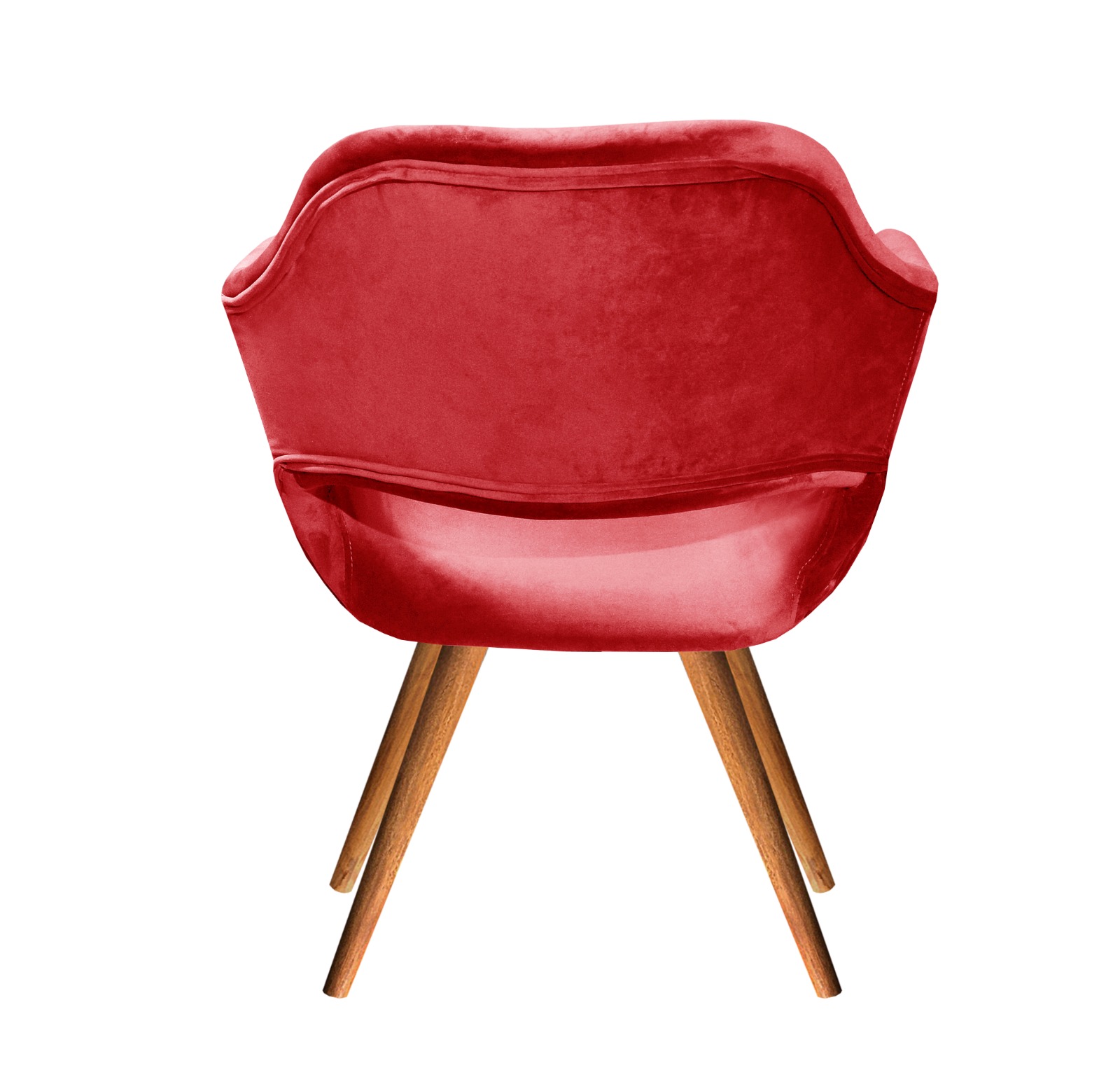 Poltrona Zara - Suede Vermelho
