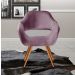 Poltrona Zara - Veludo Roxo