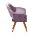 Poltrona Zara - Veludo Roxo