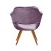 Poltrona Zara - Veludo Roxo