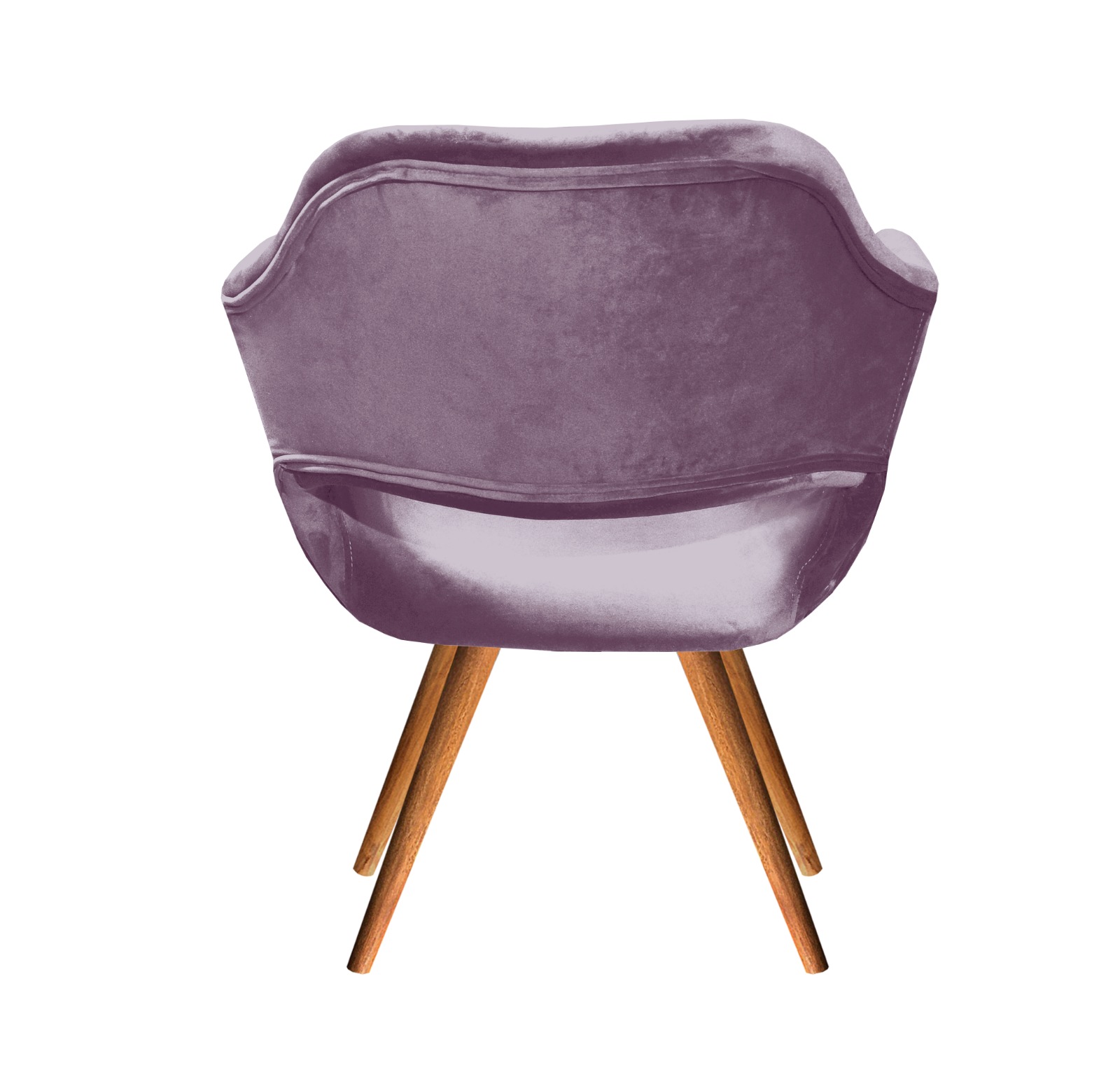 Poltrona Zara - Veludo Roxo