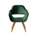 Poltrona Zara - Veludo Verde