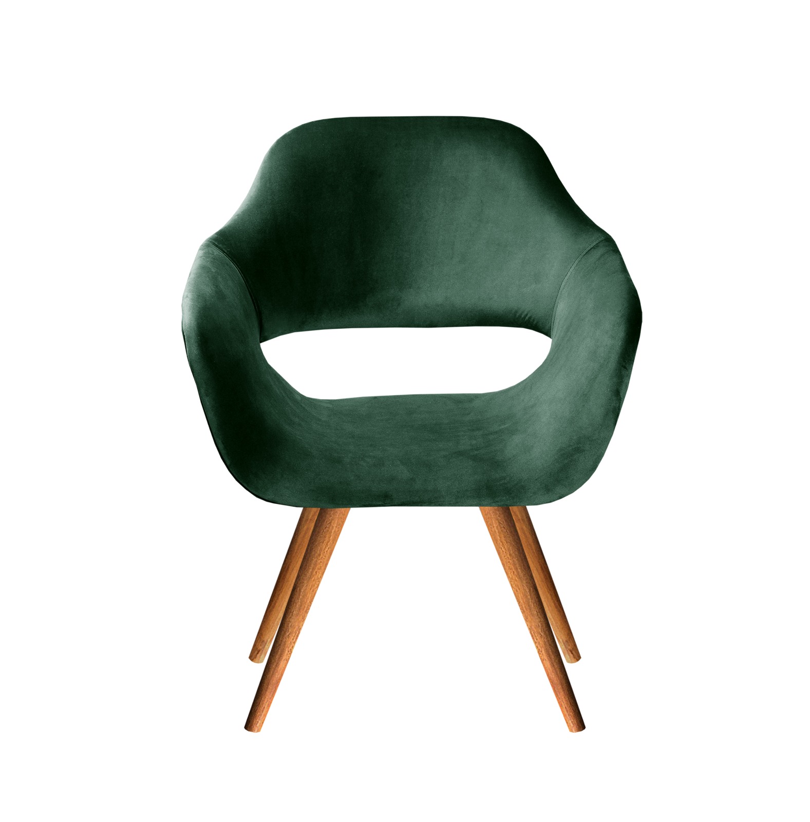 Poltrona Zara - Veludo Verde