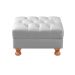 Puff Decorativo Capitonê Chesterfield - Couríssimo Branco