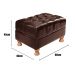 Puff Decorativo Capitonê Chesterfield - Couríssimo Café