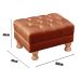 Puff Decorativo Capitonê Chesterfield - Couríssimo Caramelo