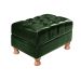 Puff Decorativo Capitonê Chesterfield - Couríssimo Verde