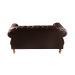 Sofá 2 Lugares Chesterfield Capitonê Duquesa Clássico - Couríssimo Café