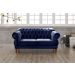 Sofá 2 Lugares Chesterfield Capitonê Duquesa Clássico - Suede Azul
