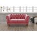 Sofá 2 Lugares Chesterfield Capitonê Duquesa Clássico - Suede Rosa