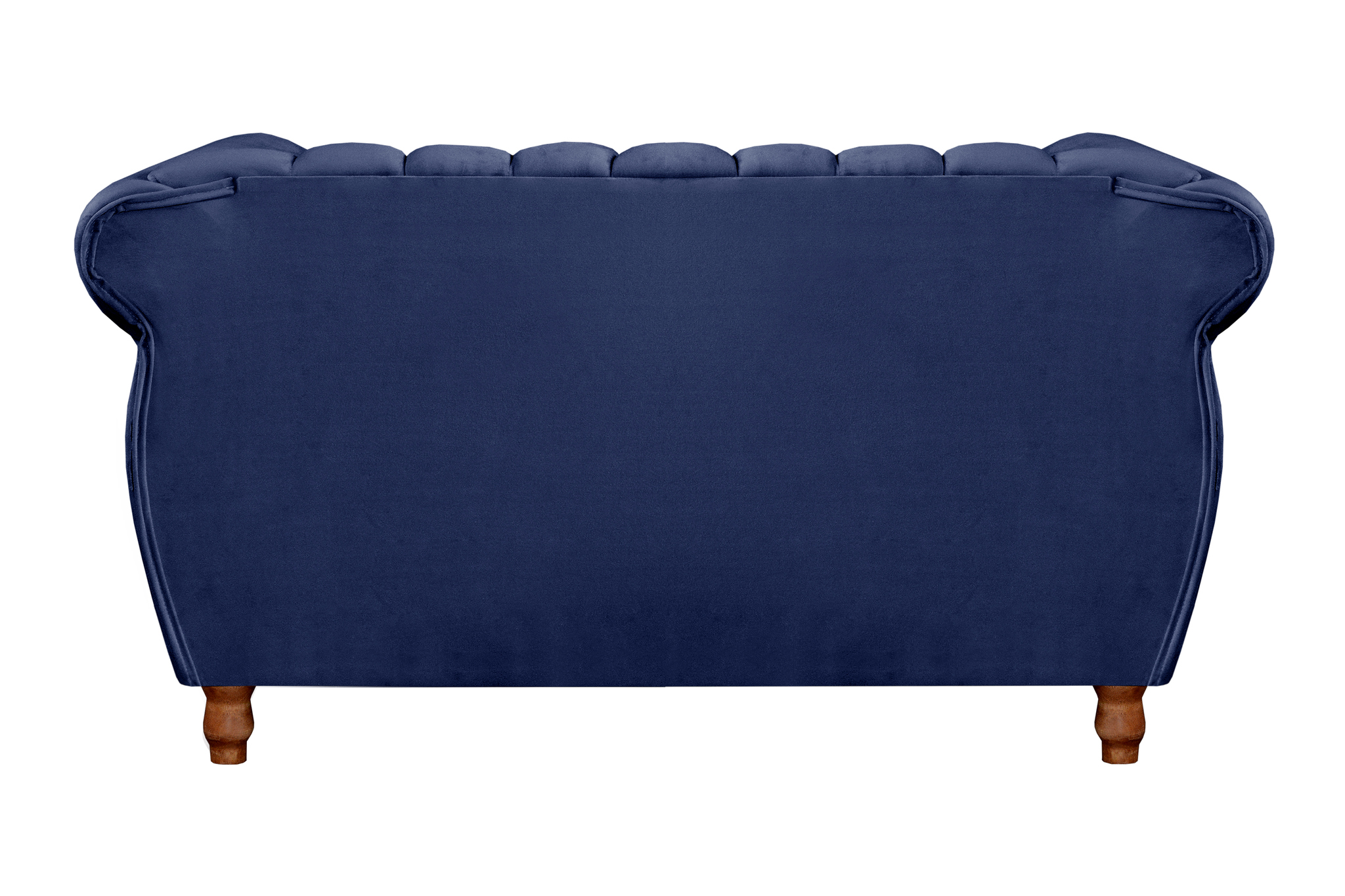 Sofá 2 Lugares Chesterfield Sofá Realeza Vintage - Suede Azul Marinho