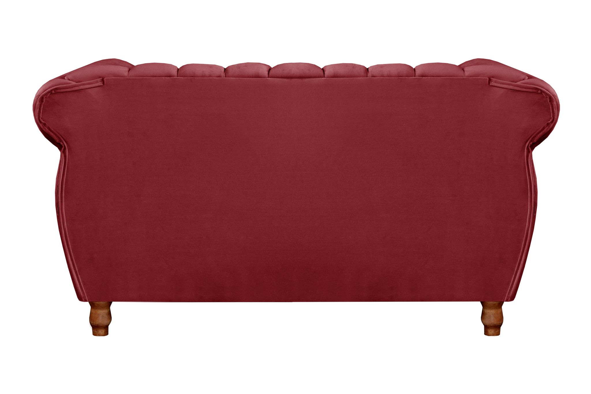 Sofá 2 Lugares Chesterfield Sofá Realeza Vintage - Suede Bordô