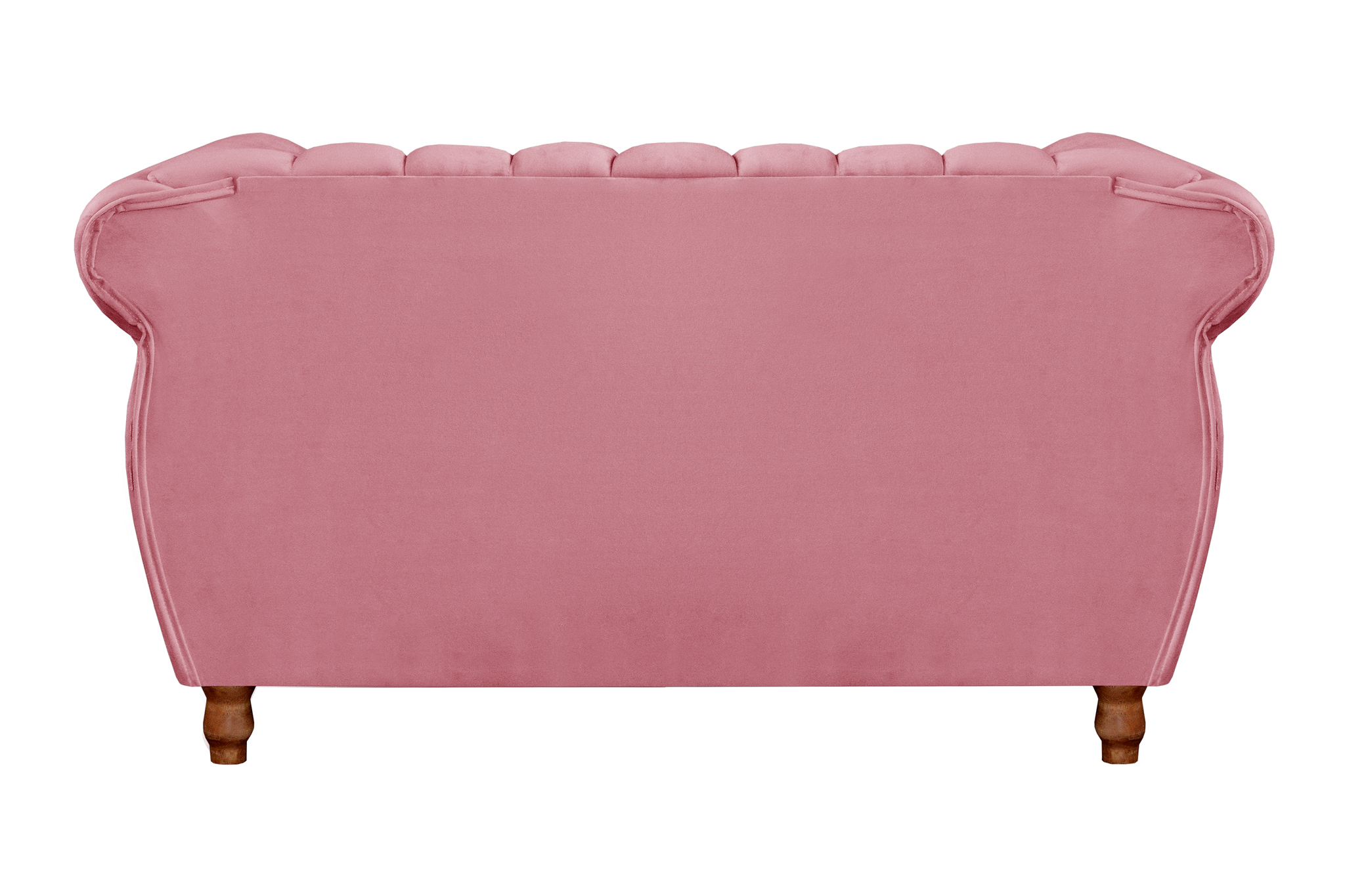 Sofá 2 Lugares Chesterfield Sofá Realeza Vintage - Suede Rosa