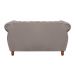 Sofá 2 Lugares Chesterfield Sofá Realeza Vintage - Veludo Capuccino