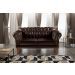 Sofá 2 Lugares Dom Pedro Chesterfield Capitonê Retrô - Couríssimo Café