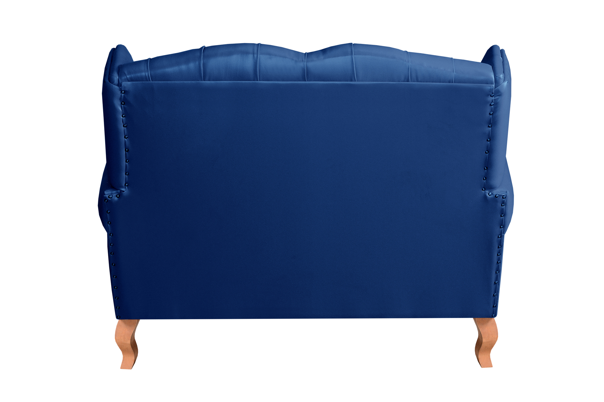 Sofá 2 lugares Imperador Chesterfield Sofá Vintage Capitonê - Couríssimo Azul