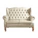 Sofá 2 lugares Imperador Chesterfield Sofá Vintage Capitonê - Couríssimo Bege