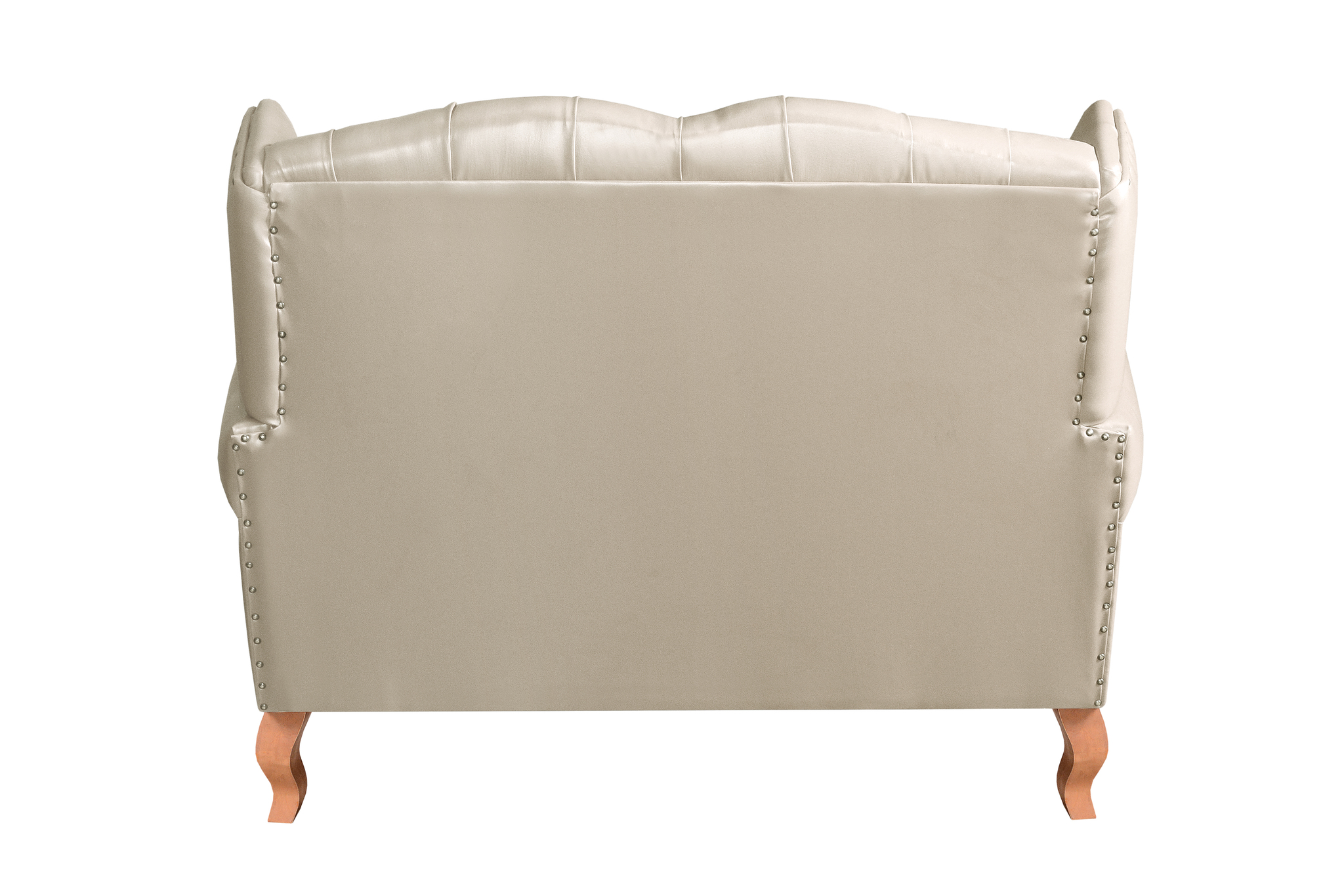 Sofá 2 lugares Imperador Chesterfield Sofá Vintage Capitonê - Couríssimo Bege