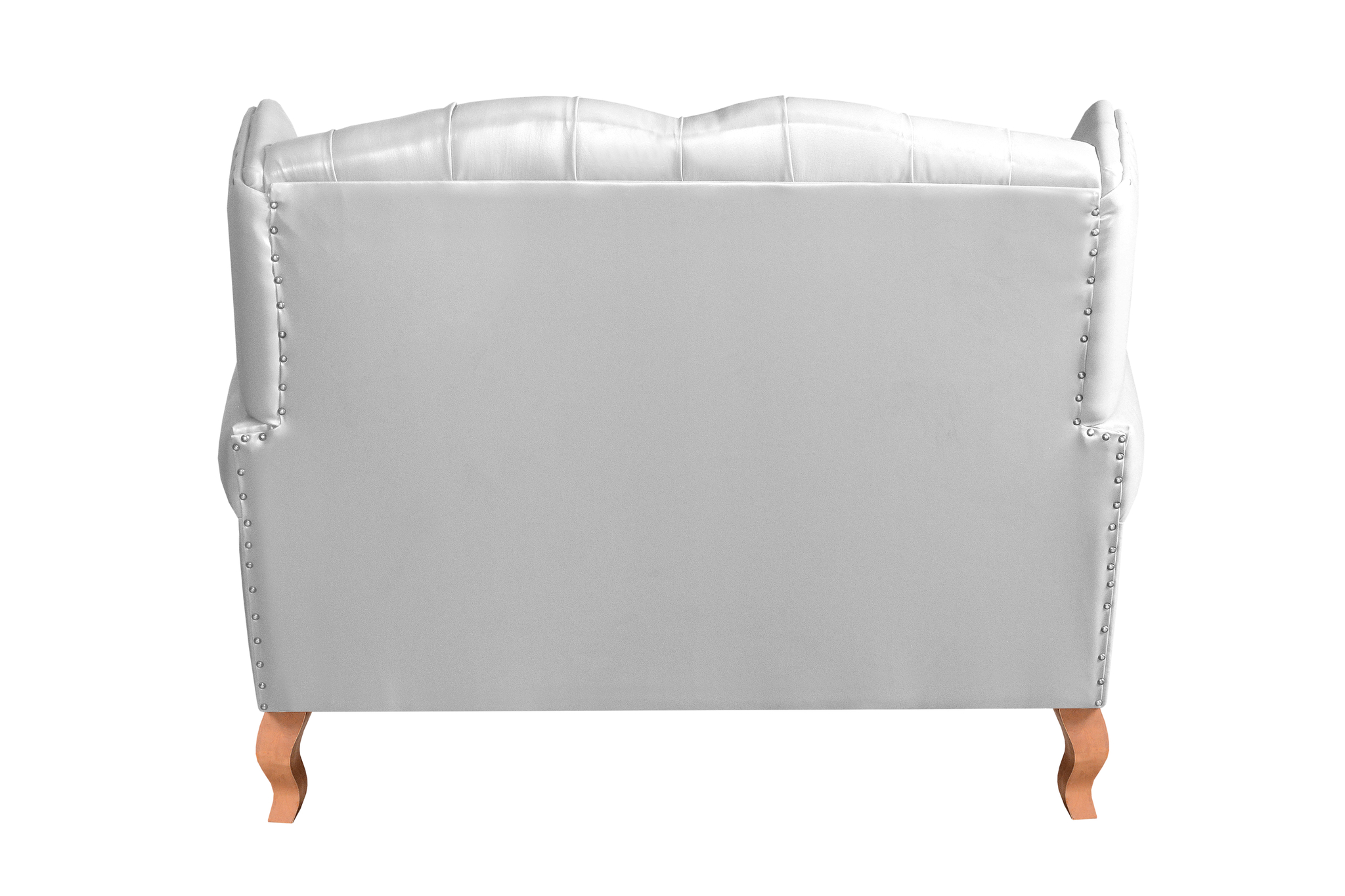 Sofá 2 lugares Imperador Chesterfield Sofá Vintage Capitonê - Couríssimo Branco 