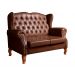 Sofá 2 lugares Imperador Chesterfield Sofá Vintage Capitonê - Couríssimo Café