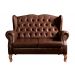 Sofá 2 lugares Imperador Chesterfield Sofá Vintage Capitonê - Couríssimo Café